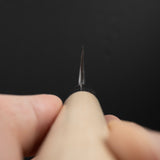 青木刃物製作所 渦潮 白二鋼 ダマスカス 鎌形薄刃 195mm