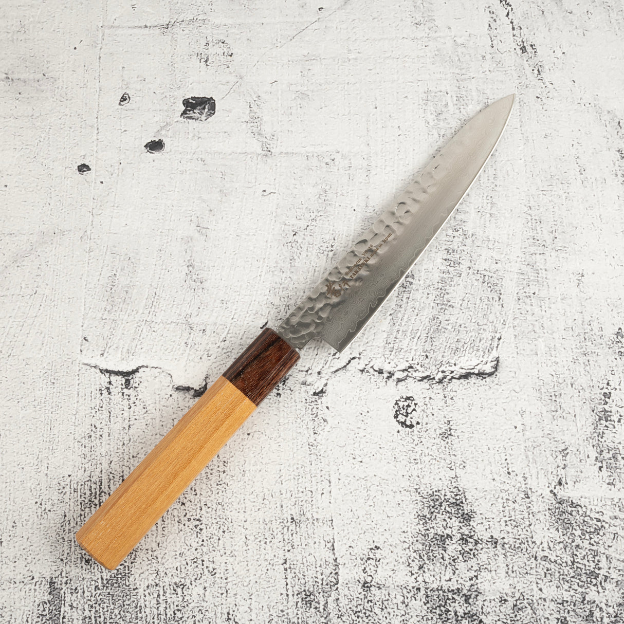 青木刃物製作所 V金10号 33層ダマスカス ペティナイフ 150mm