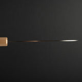 青木刃物製作所 V金10号 33層ダマスカス 三徳 170mm ゴールド