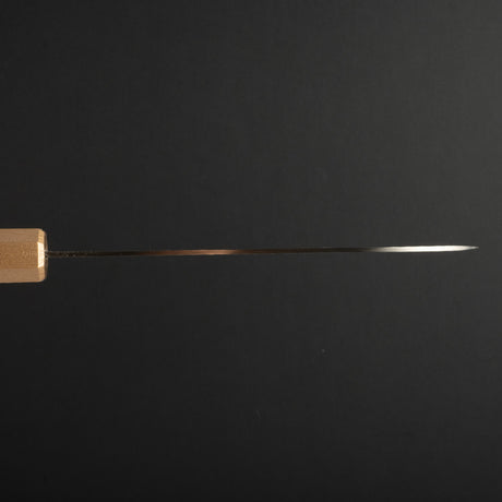 青木刃物製作所 V金10号 33層ダマスカス 三徳 170mm ゴールド