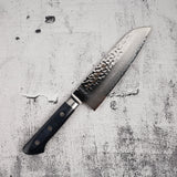 青木刃物製作所 V金10号 33層ダマスカス 三徳 180mm