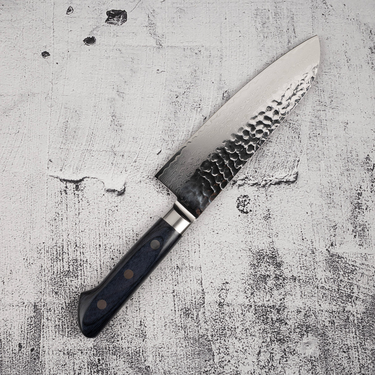 青木刃物製作所 V金10号 33層ダマスカス 三徳 180mm