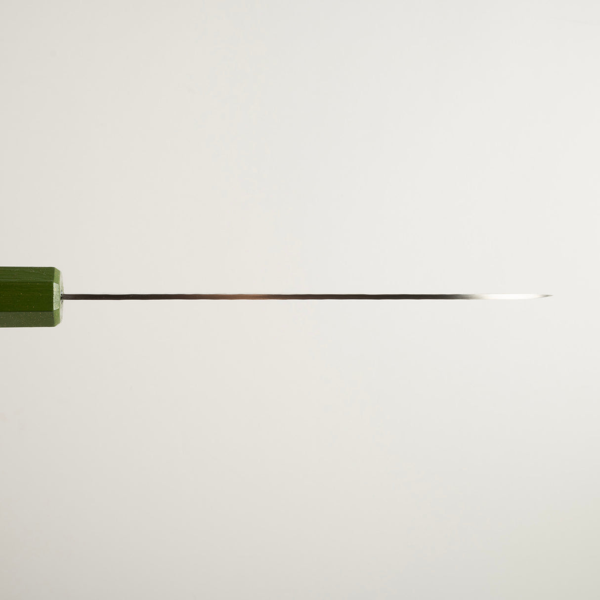 青木刃物製作所 V金10号 33層ダマスカス 三徳 170mm グリーン