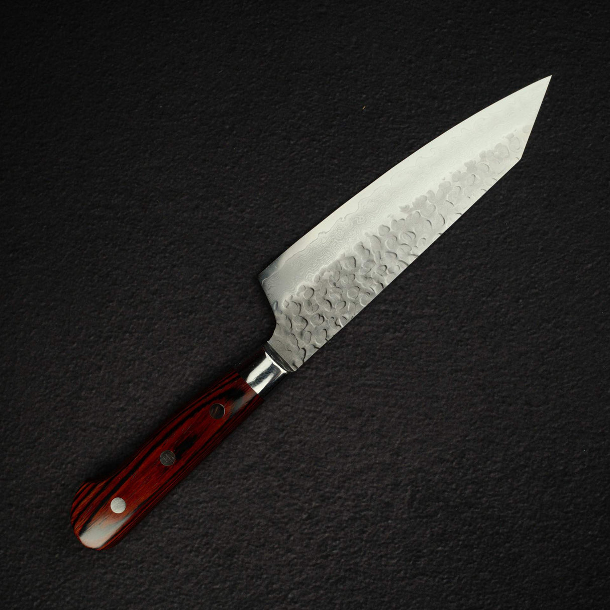 青木刃物製作所 VG10 33層ダマスカス 槌目 文化 160mm