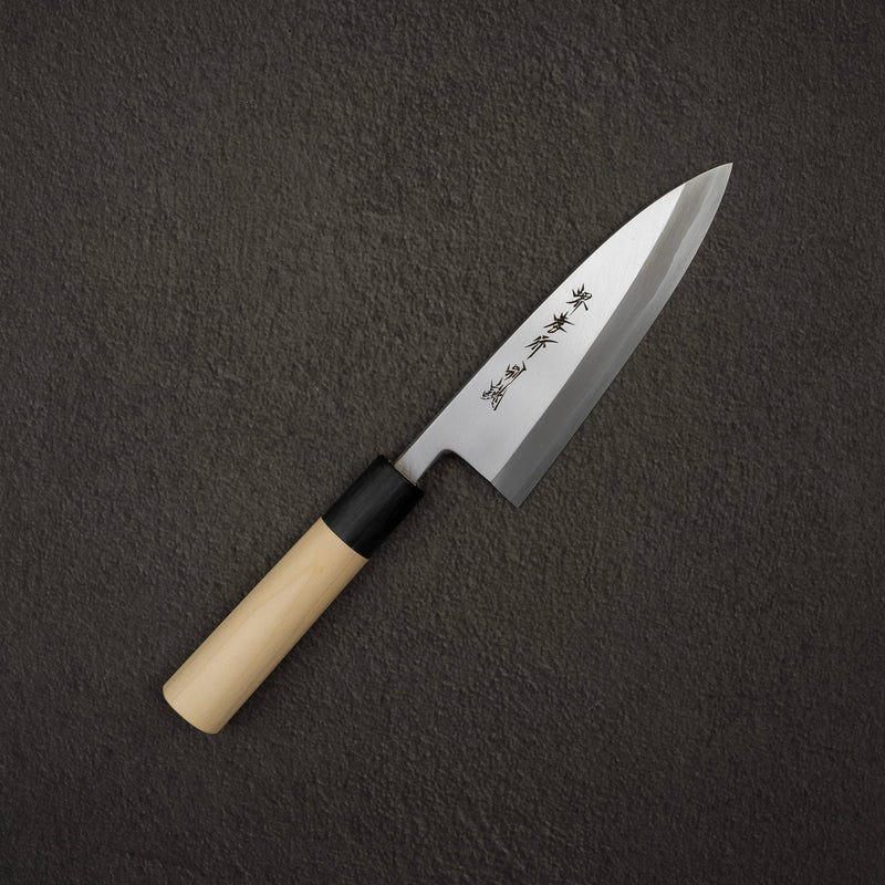 青木刃物製作所 特上 白二鋼 出刃 150mm