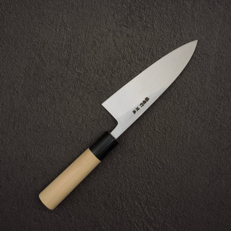 青木刃物製作所 特上 白二鋼 出刃 150mm