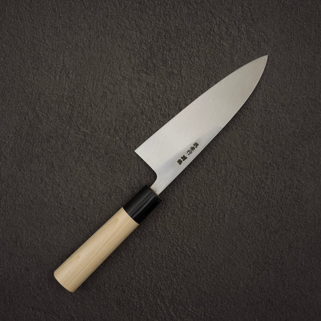 青木刃物製作所 白二鋼 特上 出刃 165mm