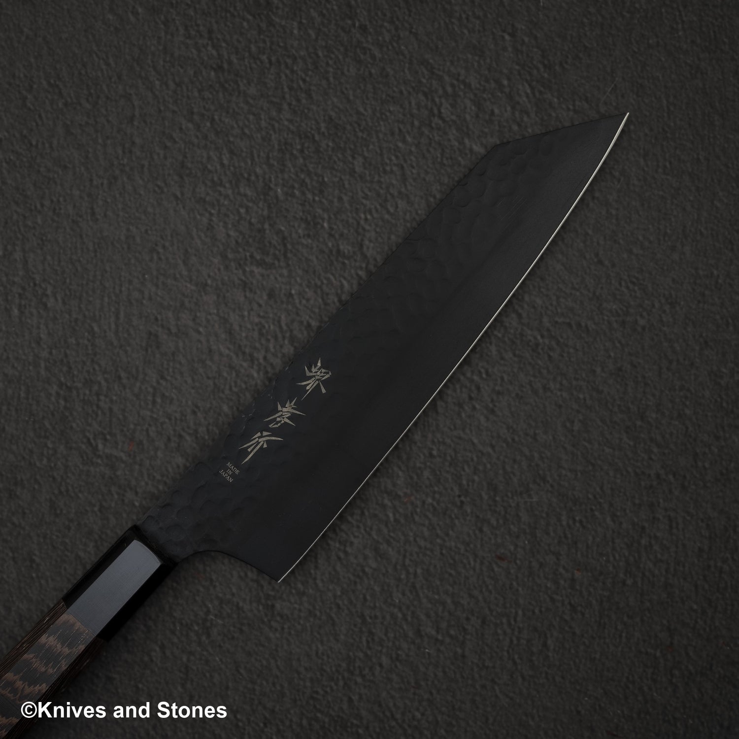 青木刃物製作所 黒影 VG10 剣型切付牛刀 190mm ウェンジハンドル