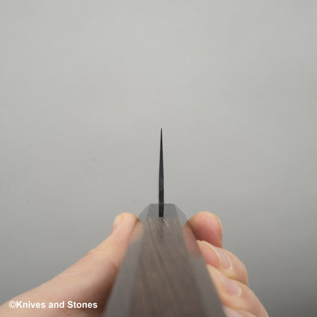 青木刃物製作所 黒影 VG10 剣型切付牛刀 190mm ウェンジハンドル