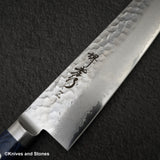 青木刃物製作所 V金10号 33層ダマスカス 牛刀 210mm