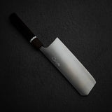 柴田 崇行 鋼鉄 クロマックス鋼 ボス 菜切 175mm エボニーホワイトリングハンドル