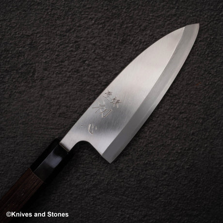 初心 x 明神利器制作所 白鷺 銀三鋼 出刃 150mm
