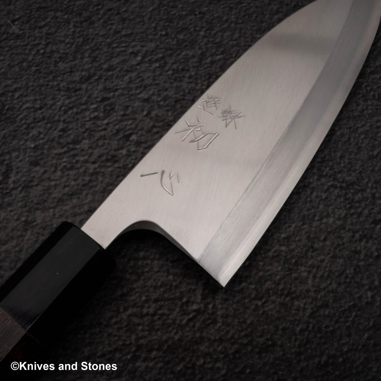 初心 x 明神利器制作所 白鷺 銀三鋼 出刃 165mm
