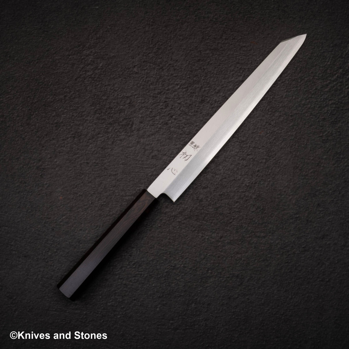 初心 x 明神利器制作所 白鷺 銀三鋼 切付柳刃 270mm