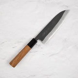 加茂藤刃物 青紙スーパー 黒打ち 三徳 165mm