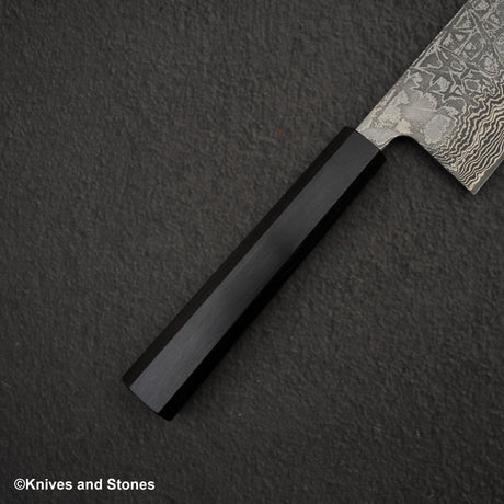 加茂藤刃物 黒雲 SG2 ブラックダマスカス 牛刀 210mm
