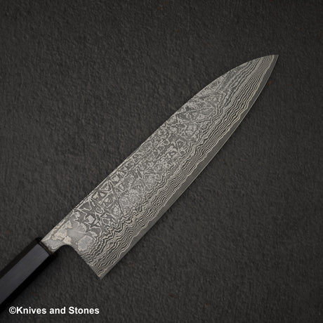 加茂藤刃物 黒雲 SG2 ブラックダマスカス 牛刀 210mm