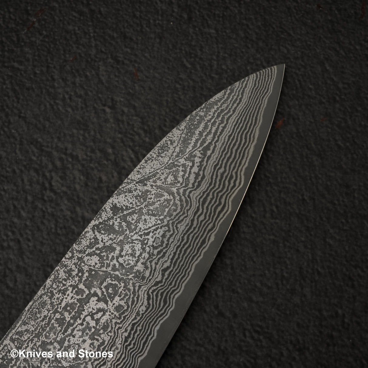 加茂藤刃物 黒雲 SG2 ブラックダマスカス 牛刀 210mm