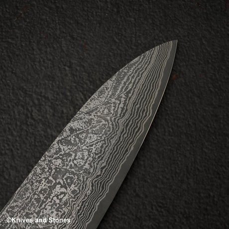 加茂藤刃物 黒雲 SG2 ブラックダマスカス 牛刀 210mm