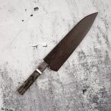 佑成 スーパーゴールド2 ダマスカス 牛刀 210mm バーチハンドル