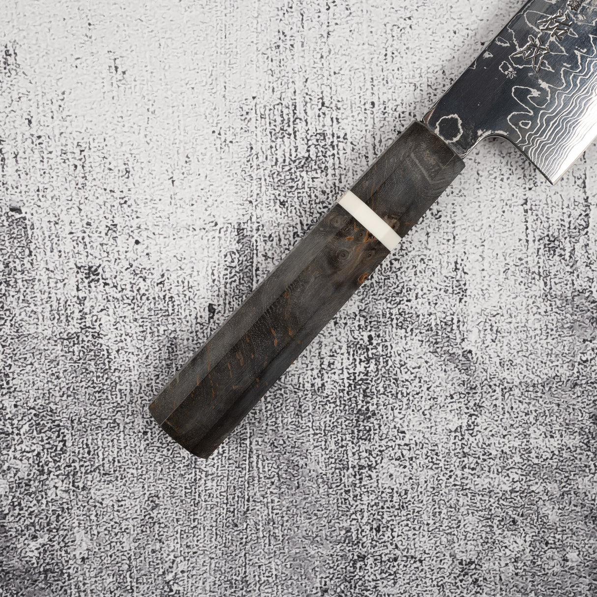 佑成 スーパーゴールド2 ダマスカス 切付牛刀 240mm バーチハンドル