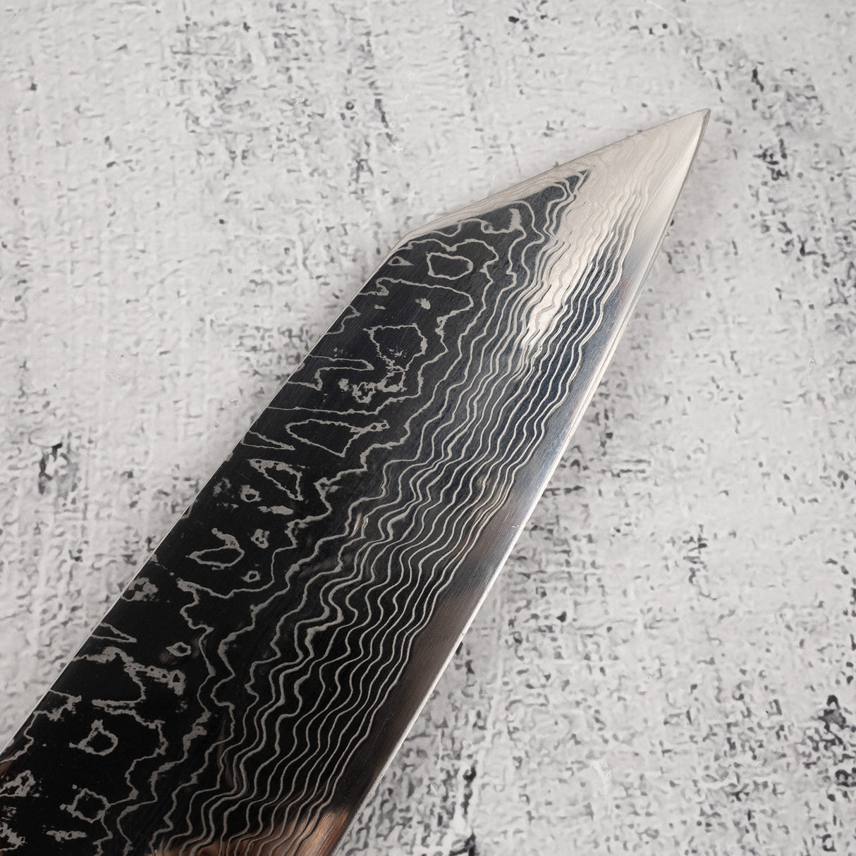 佑成 スーパーゴールド2 ダマスカス 切付牛刀 240mm バーチハンドル