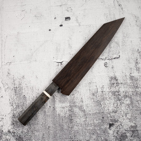 佑成 スーパーゴールド2 ダマスカス 切付牛刀 240mm バーチハンドル