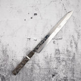佑成 SRS-13 ダマスカス 切付柳刃 300mm 鏡面仕上げ 鞘付き