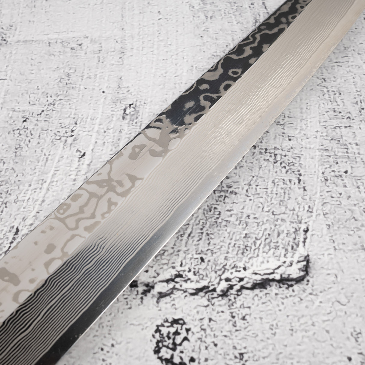 佑成 SRS-13 ダマスカス 切付柳刃 300mm 鏡面仕上げ 鞘付き