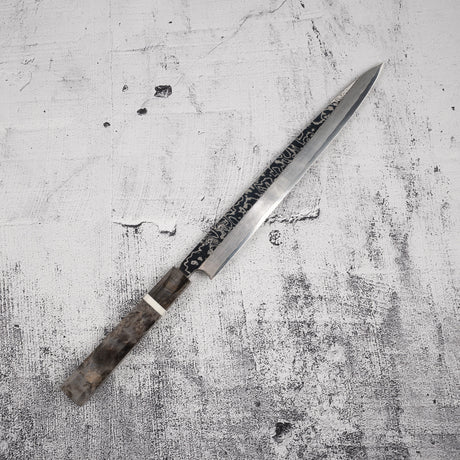 佑成 SRS-13 ダマスカス 柳刃 270mm 鏡面仕上げ 鞘付き
