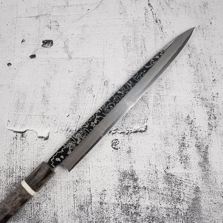 佑成 SRS-13 ダマスカス 柳刃 270mm 鏡面仕上げ 鞘付き
