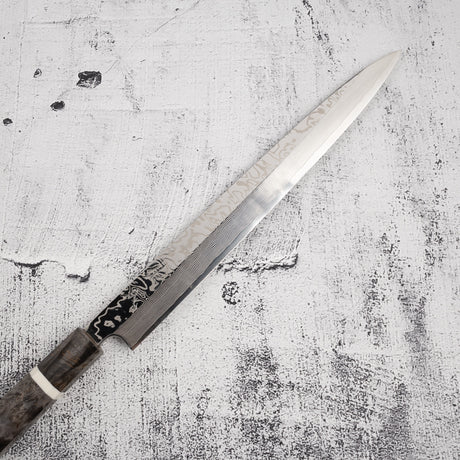 佑成 SRS-13 ダマスカス 柳刃 270mm 鏡面仕上げ 鞘付き