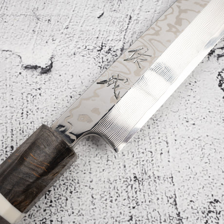 佑成 SRS-13 ダマスカス 柳刃 270mm 鏡面仕上げ 鞘付き