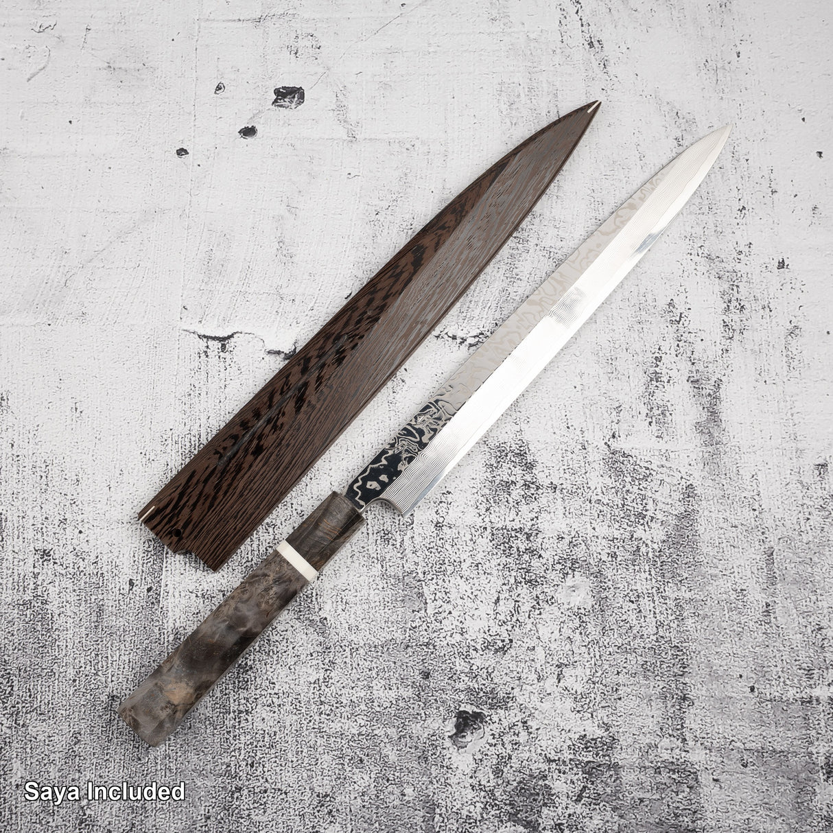 佑成 SRS-13 ダマスカス 柳刃 270mm 鏡面仕上げ 鞘付き