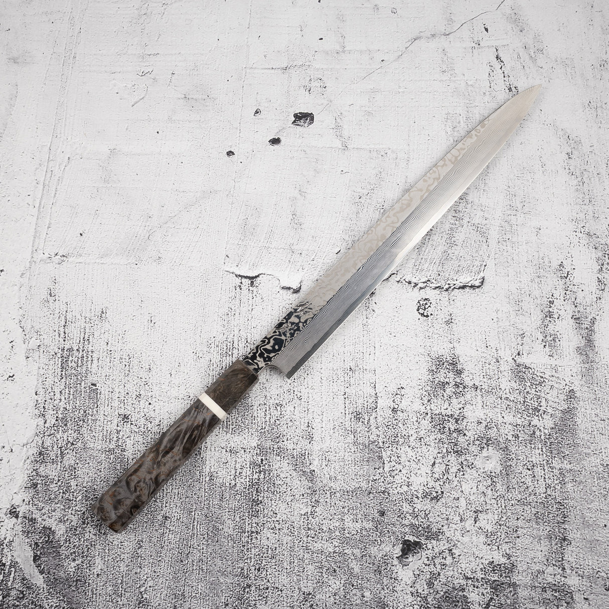 佑成 SRS-13 ダマスカス 柳刃 300mm 鏡面仕上げ 鞘付き