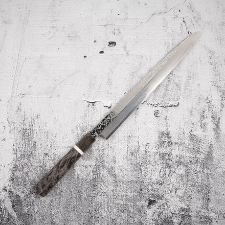 佑成 SRS-13 ダマスカス 柳刃 300mm 鏡面仕上げ 鞘付き