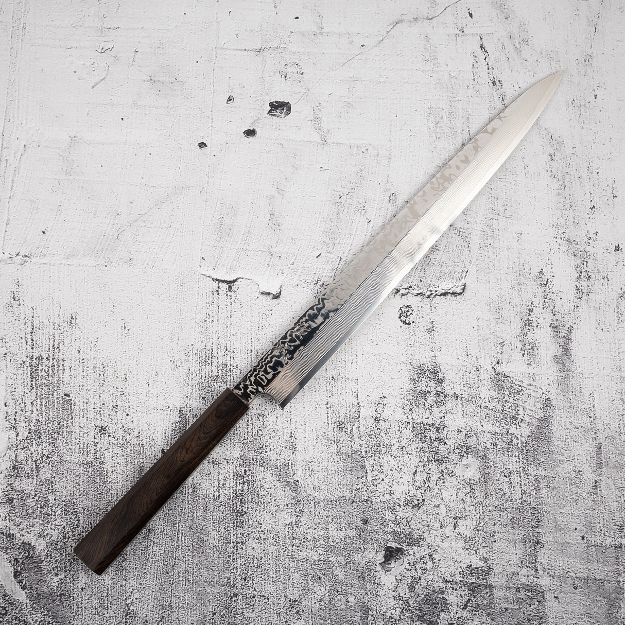佑成 SRS-13 ダマスカス 柳刃 330mm 鏡面仕上げ 鞘付き