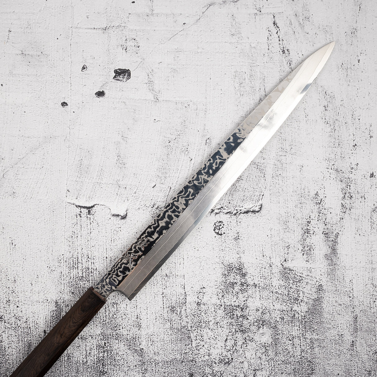 佑成 SRS-13 ダマスカス 柳刃 330mm 鏡面仕上げ 鞘付き