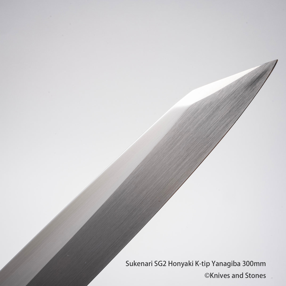 佑成 スーパーゴールド2 本焼 切付柳刃 300mm 鞘付き