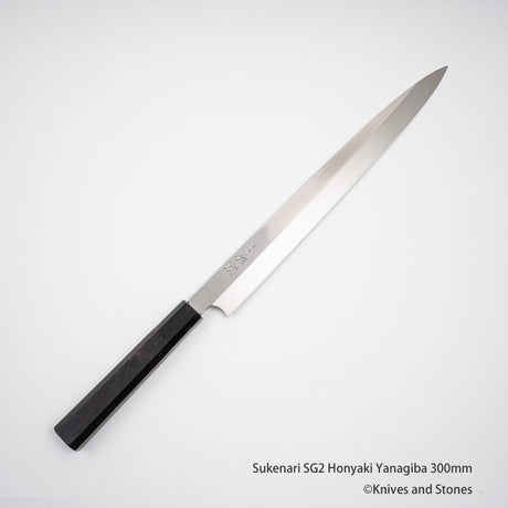 佑成 スーパーゴールド2 本焼 柳刃 270/300mm 鞘付き