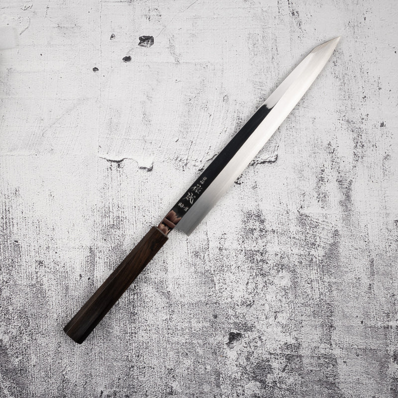 佑成 スーパーゴールド2 切付柳刃 270mm ミラー仕上げ