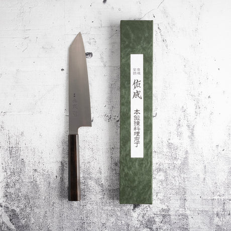 佑成 粉末ダイス鋼 ZDP-189 ヘアライン 切付牛刀 210mm