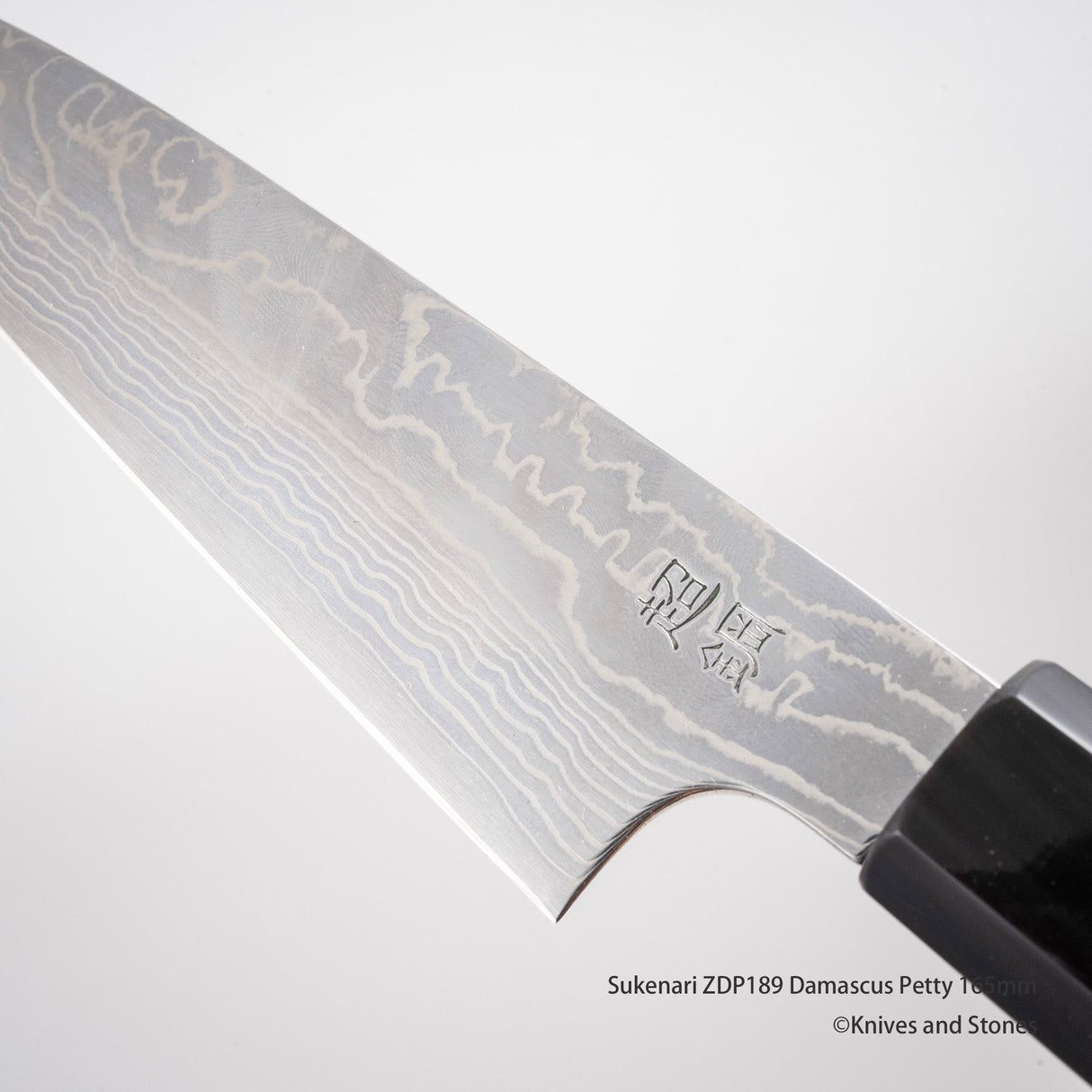 佑成 粉末ダイス鋼 ZDP-189 ダマスカス ペティナイフ 165mm