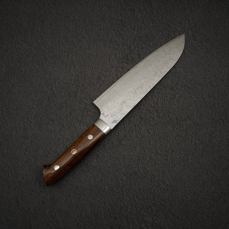 佐治打刃物 ダイヤモンドダマスカス R2 三徳 180mm