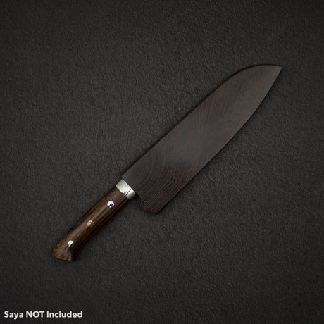 佐治打刃物 ダイヤモンドダマスカス R2 三徳 180mm