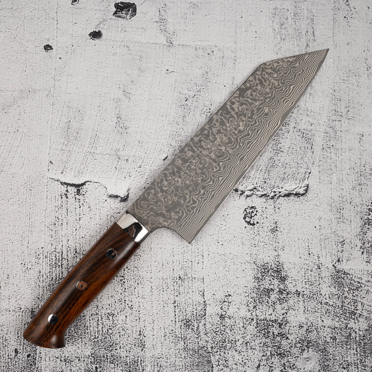 佐治打刃物 SG2 ブラックダマスカス 文化 180mm