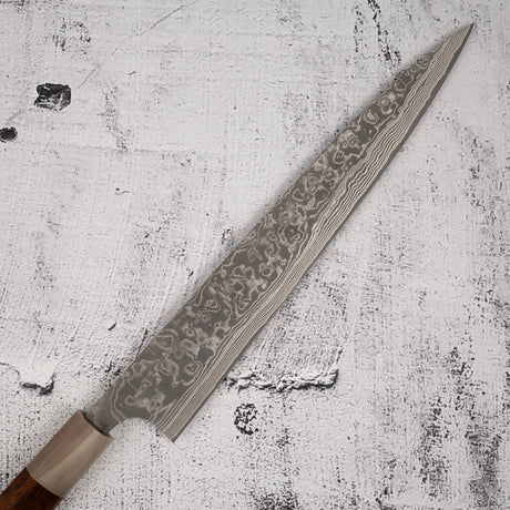 佐治打刃物 SG2 ブラックダマスカス 筋引 240mm