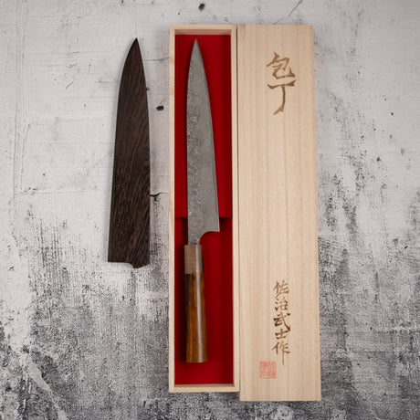 佐治打刃物 SG2 ブラックダマスカス 筋引 240mm