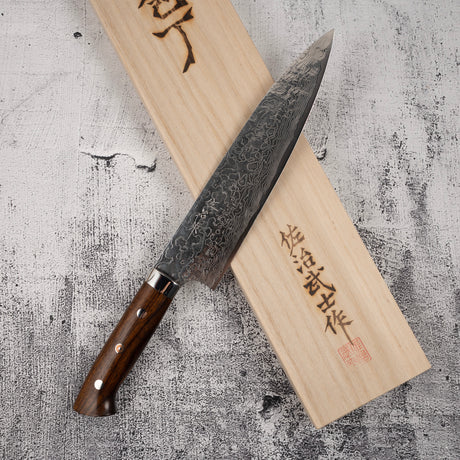 佐治打刃物 SG2 ダイヤモンドダマスカス 牛刀 210mm