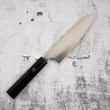 佐治打刃物 V金10号 レインボーダマスカス 牛刀 180mm